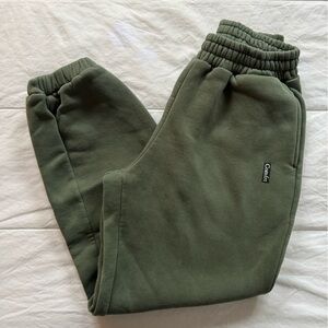Comfrt Olive Green Joggers for Women